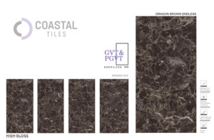 Azulejos de Porcelana DRAGON BLACK ENDLESS de Alto Brillo, 600x1200MM / 24X48, Modernos, para Paredes Interiores, Resistentes al Fuego, Ácidos y Antibacterianos - Product Image 3