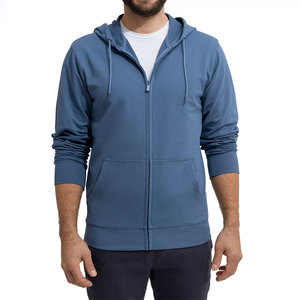 Custom Men's Cotton Fleece <b>Zip</b> <b>Up</b> Hoodie Heavyweight Oversized Plain Blank Streetwear Loose Fit Solid Color <b>Zip</b> <b>Up</b> Hoodie - Product Image 3