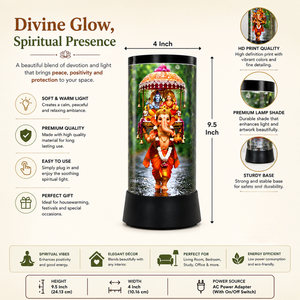 Lord Ganesha Divine LED Table Lamp Spiritual Decorative <b>Night</b> <b>Light</b> Warm Glow Bedside Lamp Home Temple Meditation Gift - Product Image 5