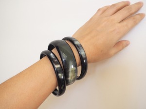 Handmade High Quality Buffalo Horn Bangle Cuff <b>Cute</b> Design Women Super Luxury Buffalo Horn Bangle New Style Handmade - Product Image 5