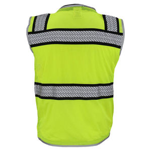 Custom Hi Vis <b>Roadway</b> Customized logo Reflective Tape <b>Safety</b> Vest Sleeveless Work Wear <b>Safety</b> Vest - Product Image 5