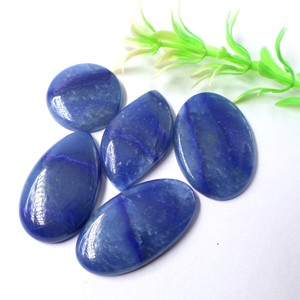 AMAN <b>GEMS</b> Natural Blue <b>Fire</b> Opal Quartz Cushion Cut Cabochon Third Party Certified Healing Crystal <b>Stones</b> Rajasthan Color Play - Product Image 3