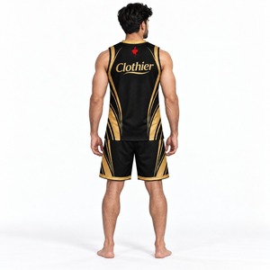 Ensemble d'uniformes de basketball pour équipe : Maillot et short respirants et légers pour l'entraînement et les matchs - Product Image 2