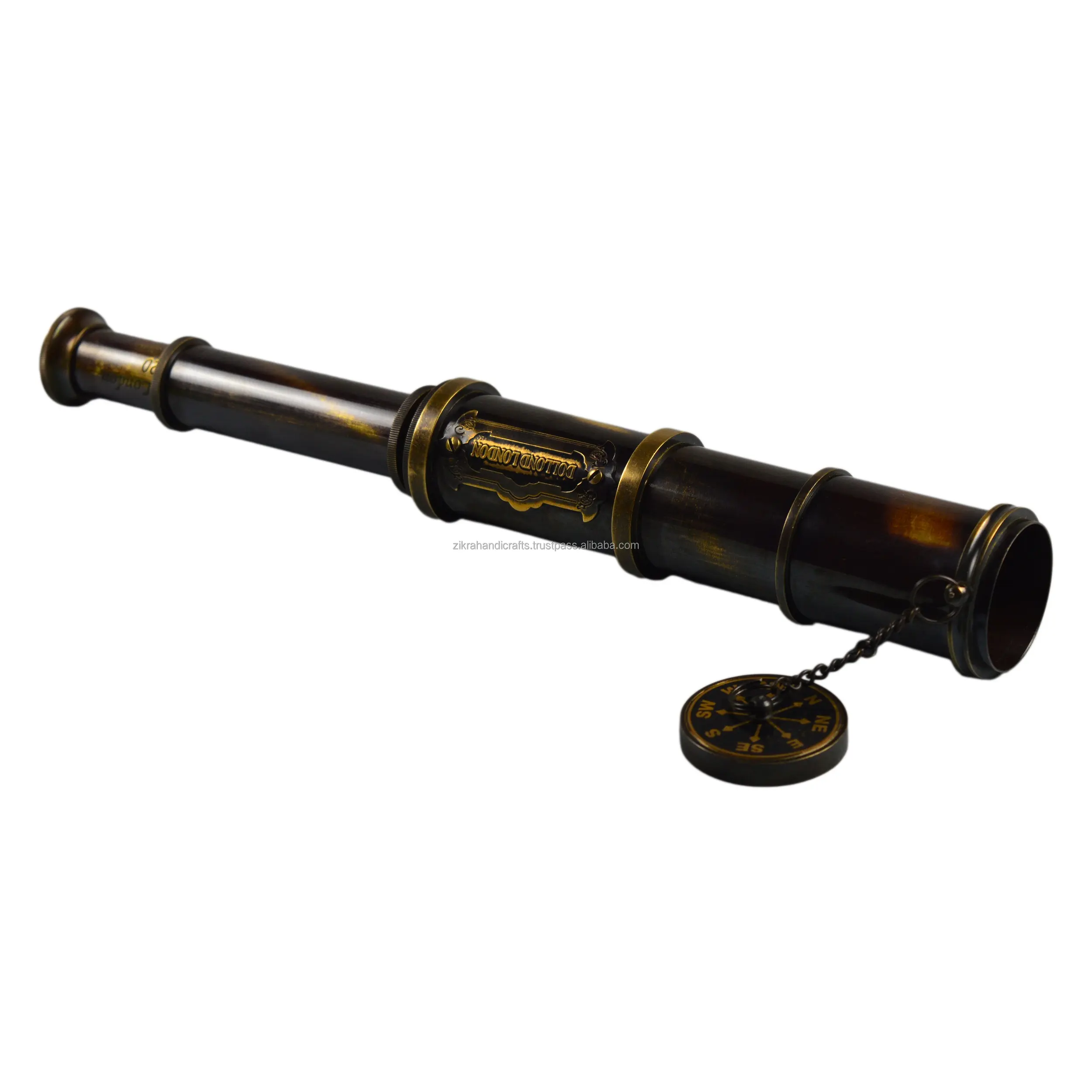 Adjustable Monocular And Telescope With Trendy Antique Design Binoculars Indoor Decor With Multiple Colored Finishing