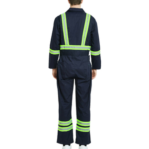 Custom Reflective <b>Overalls</b> for Workwear Distributors with High Visibility Panels, Breathable Fabric, Private Label and Bulk - Product Image 2