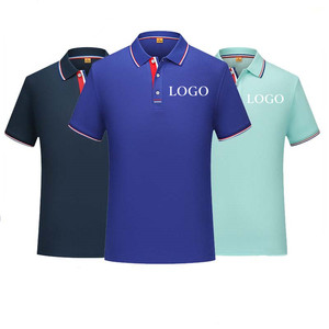 Entrega Rápida, Impresión de Logotipo Personalizado Gratis, Camiseta Polo de Manga Corta para Hombre, 220G, 100% Poliéster, Secado Rápido, Uniforme Premium - Product Image 1