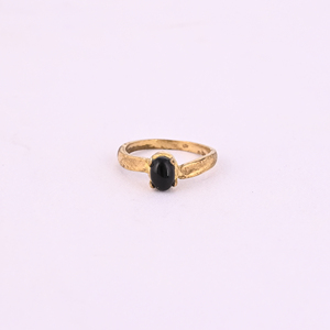 LUXVORY แหวนทองเหลืองรูปทรงหรูหราพร้อมเคลือบทอง/เงินสำหรับผู้หญิง - Product Image 1