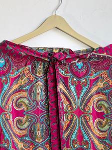 Beautiful Women Silk Skirt Beach wear <b>Sweet</b> Relaxible Refron Skirt Dress Vintage Style Silk Refron Dress - Product Image 2