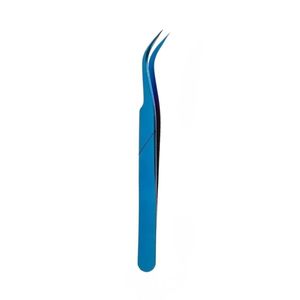 Polished Curved Eyelash <b>Applicator</b> High Tension Lash Tweezers Volume Fans Soft Tension Beginners J-Curve Styling Crane Lash - Product Image 4