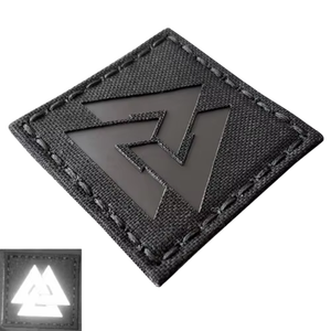 Parches Triangulares de Tela No Tejida con Corte Láser, Personalizados al por Mayor, para Ropa, con Letras Coloridas - Product Image 1