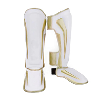 Protège-tibias en cuir durable pour MMA, Muay Thai, Kickboxing, Football et autres sports de combat