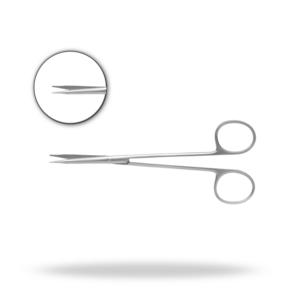 Tijeras Delicadas Jameson de 14 cm, Instrumento Quirúrgico Neuroespinal para Disección de Precisión Fina - Product Image 1