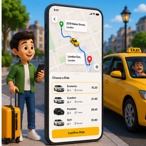 Sistema de Gestión de Taxis Empresariales, Despacho de Viajes, Seguimiento de Conductores, Análisis de Clientes, Android, iOS, Internet - Product Image 2