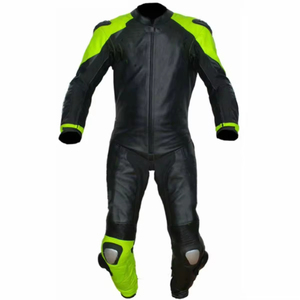 Traje de Motocicleta de Cuero Genuino para Hombre, Traje de Carreras de Motocicleta, Chaqueta y Pantalones para Motociclista, Traje de Piloto en Varios Colores, Hecho en Pakistán - Product Image 3