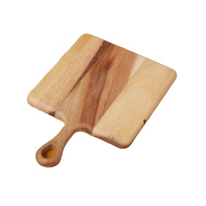 Accesorios de Cocina, Tabla de Cortar con Asa, Apta para Lavavajillas, No Tóxica, Tabla de Cortar de Madera Sostenible, Precio de Mayorista - Product Image 1