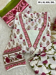 Ensemble Kurti festif pour femme glamour avec Dupatta Célébrez avec style pour la femme libre d'esprit accessible à un prix raisonnable - Product Image 5