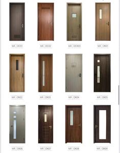 Durable Modern WPC PVC Interior Door Anti-Termite Waterproof Finished for Bedroom Bathroom Home Office School Brand Vinadoor - Product Image 6