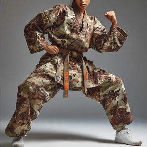 Uniforme de Entrenamiento de Dojo Resistente con Corte Estructurado y Refuerzos - Product Image 6