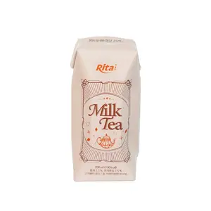最佳奶茶饮料200毫升纸盒包装原装Tast奶茶品牌最畅销奶茶越南工厂价格