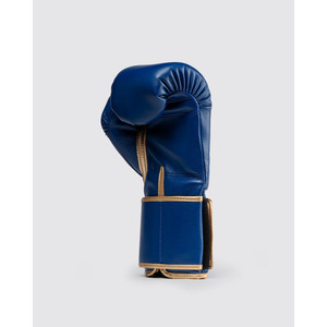 Guantes de Boxeo Fly Sanda, Azul, Rojo, Blanco, Cuero Vacuno Auténtico, Dedos Completos, Correa de Muñeca Ajustable con Cierre de Gancho y Bucle, para Adultos - Product Image 4