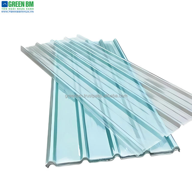 1mm-3.0mm Polycarbonate Transparent Roof Sheet UV Protection From Vietnam Factory