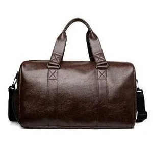 Sac de voyage de grande capacité, sac de sport en cuir PU souple, sac à bandoulière pour hommes et femmes - Product Image 3