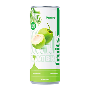 Bebida de agua de coco fresca en lata de 330 ml, OEM/ODM, 24 meses de duración, marca privada, jugo de frutas y verduras, Vietnam - Product Image 1