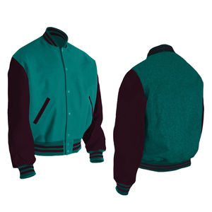 Veste de baseball rétro vintage unisexe, veste varsity courte pour hommes, logo personnalisé brodé en chenille, veste varsity rétro pour hommes - Product Image 6