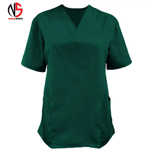 Tenues d'infirmières professionnelles à col en V, dernières conceptions personnalisées OEM/ODM, uniformes d'hôpital chez NURAK 2026 - Product Image 4