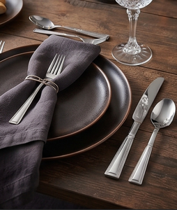 Classic Stainless Steel Flatware Set With High <b>Mirror</b> Polish Dishwasher Safe For Wedding <b>Tabletop</b> Dining - Product Image 4