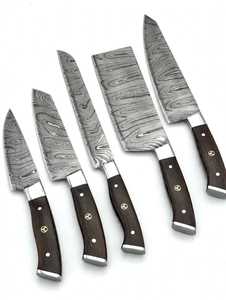 Juego de Cuchillos de Cocina de 5 Piezas de Acero de Damasco Hechos a Mano con Mango de Madera de Palisandro, Juego de Cuchillos Culinarios - Product Image 3