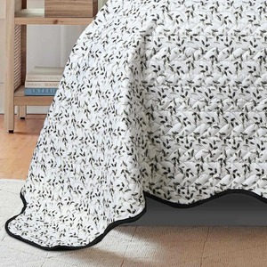 Juego de Cubrecamas de Terciopelo Sólido de Alta Calidad, Estampado, de Lujo, para Cama Individual y King Size, Ligero, 300 Hilos, Lavable - Product Image 2
