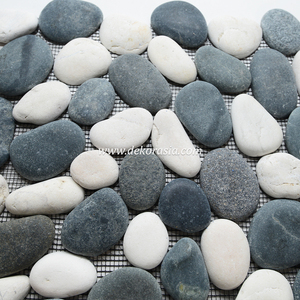 Baldosas Cuadradas de Piedra Natural Rectificada Blanca y Negra de Lujo, Diseño Moderno para Paisajismo Exterior, Jardín y Decoración del Hogar - Product Image 3