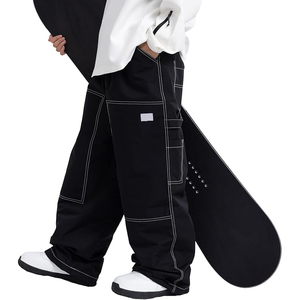 Pantalon de ski chauffant unisexe, imperméable, coupe-vent, séchage rapide, chaud, pour sports d'hiver en plein air, pantalon ample, confortable et durable - Product Image 1