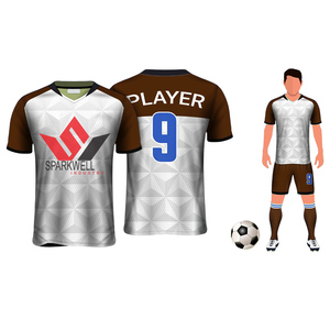 Conjunto de Camiseta de Fútbol Personalizada para Hombre, Verde y Blanco, 100% Poliéster, 460g, Impresión Digital, Manga Corta, Cuello en V, Transpirable, Secado Rápido - Product Image 6