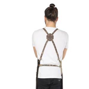 Tablier en cuir durable pour hommes, tablier de travail robuste pour atelier avec poches à outils, fournisseur en gros - Product Image 2