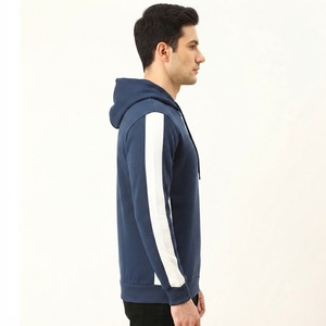Sudadera con Capucha para Hombre, con Mangas en Contraste, Forro Polar Suave, Bolsillo Canguro, Cierre de Cremallera, Estilo Casual, Deportivo, Urbano, Impermeable, para Invierno - Product Image 3