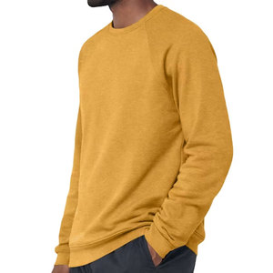 Men Heavy Fleece Crewneck Sweatshirt for Winter <b>Warm</b> Thick Cotton Blended Plain Pullover <b>Jumper</b> Long Sleeve Comfort Sweatshirt - Product Image 6