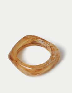 Handmade Colorful Resin <b>Bangles</b> Fashion Jewelry Bracelet for Women Girls Daily Wear Party Wedding Gift - Product Image 1