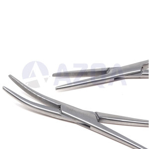 Stainless Steel Straight and Curved Kelly Forceps 5.5 Inch Professional for Body Jewelry Placement and Changing - Product Image 5
