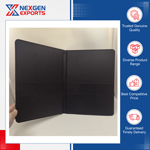 Carpeta de Presentación de Cuero PU de Primera Calidad, Estilo Moderno, Logotipo Personalizado, Disponible en Grandes Cantidades, Origen India - Product Image 6