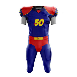 ชุดยูนิฟอร์มอเมริกันฟุตบอลแบบใหม่สั่งทำได้ มีจำหน่าย ชุดยูนิฟอร์มอเมริกันฟุตบอลสำหรับผู้ชายแบบสั่งทำได้ - Product Image 1