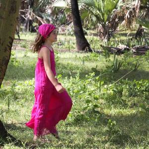 ชุดเดรสแขนกุดผ้าคอตตอนเนื้อนุ่ม100% ใหม่ล่าสุดสำหรับเด็กผู้หญิงชุดเดรสแขนกุดทรงหลวมสายรัดปรับระดับได้สำหรับเด็ก - Product Image 3