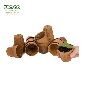 Easy To Use Molded Coir Pots - Rehydratable Organic Flower Containers For Backyard Vegetable Factory From Eco2go Vietnam - Product Image 1