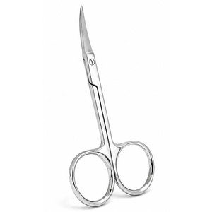 Ciseaux à ongles et à cuticules incurvés en acier inoxydable avec lames tranchantes pour manucure, pédicure et soin des ongles professionnels - Product Image 1
