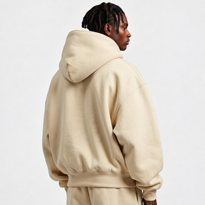 Wholesale Garment Dyed <b>Oversized</b> <b>Hoodies</b> Cotton Fleece Mens <b>Hoodies</b> with Vintage Wash for Retail Collections - Product Image 1