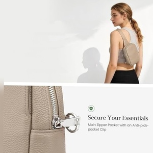Premium <b>Leather</b> Crossbody Sling Chest <b>Bag</b> for Women Small Size Minimal Travel <b>Bag</b> with Durable Build Adjustable Strap & Sleek - Product Image 3