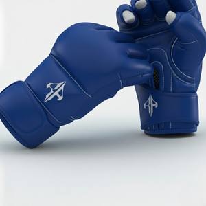 Gants de boxe pour hommes de qualité supérieure, en cuir PU, fermeture personnalisée, avec lacets, par RIVIAN ATLANTIC - Product Image 6