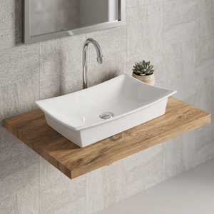 Vistaar High Quality Square Rectangular Oval Ceramic Table Top Wash Basin With Warranty - Product Image 3
