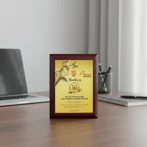 โล่รางวัลไม้สำหรับมอบรางวัลในโอกาสครบรอบองค์กร ของที่ระลึกเพื่อแสดงความขอบคุณสำหรับธุรกิจและกิจกรรมระดับมืออาชีพ - Product Image 2